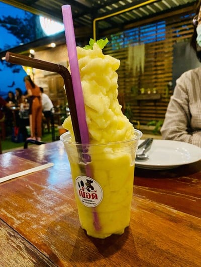 สับปะรดมิ้นท์ปั่น