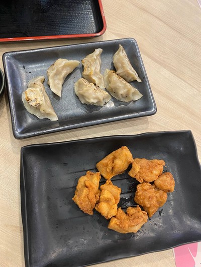 Gyoza + karage