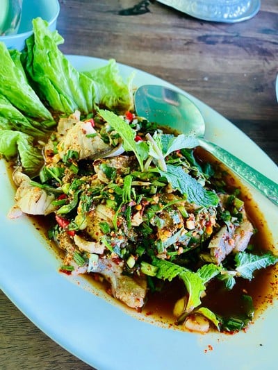 ลาบปลาเผาะ