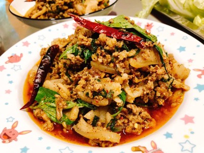 ลาบหมูคั่ว