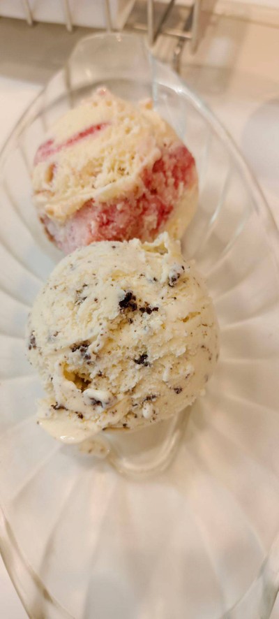 ชอคชิพกับสตรอเบอรี่ชีสเค้ก