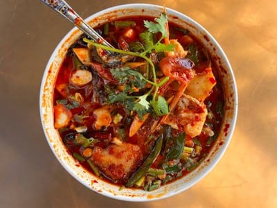 ต้มยำปลากระพงน้ำข้น