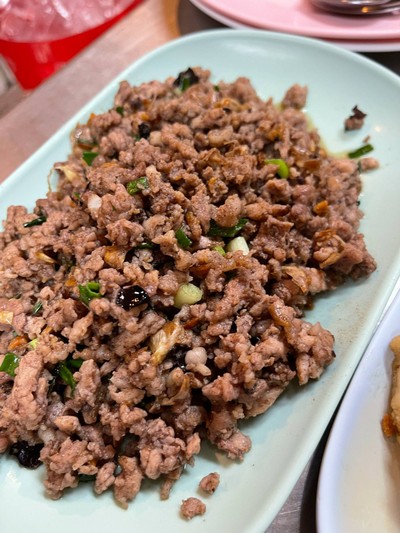 หมูสับผัดหนำเลี๊ยบ