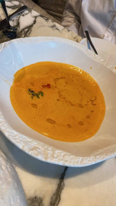 Cream Rustic Lobster Bisque