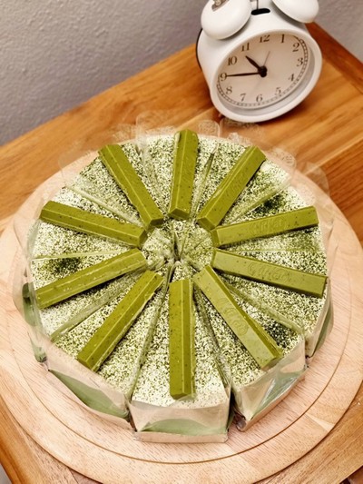 เค้กมัทฉะถั่วแดง