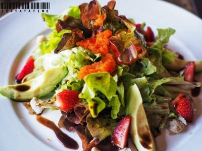 สลัดอโวคาโด+วอลนัท