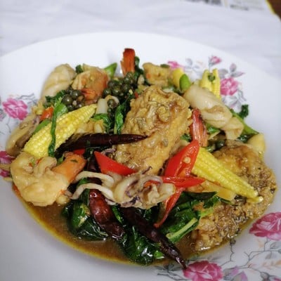 ผัดขี้เมาทะเล