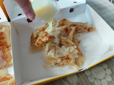 โรตีแบบดั้งเดิม (แบบฉีก)