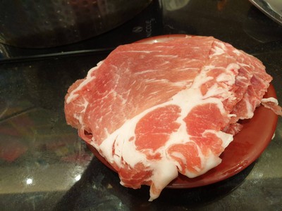 สันคอหมูสไลด์