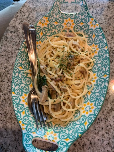 สปาเก็ตตี้แฮมเห็ด