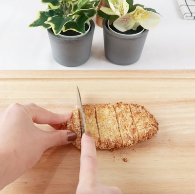 วิธีทำ Low-fat Katsudon สูตร Air Fryer วิธีทำ Low-fat Katsudon สูตร Air Fryer