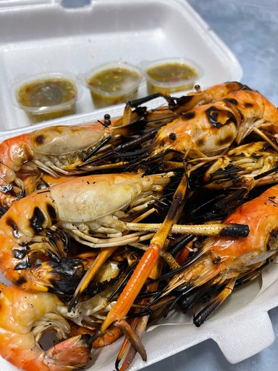 กุ้งเผา