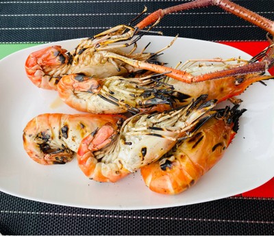 กุ้งเผา