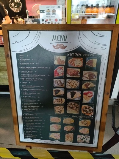 ป้ายราคาหรือสมุดเมนู