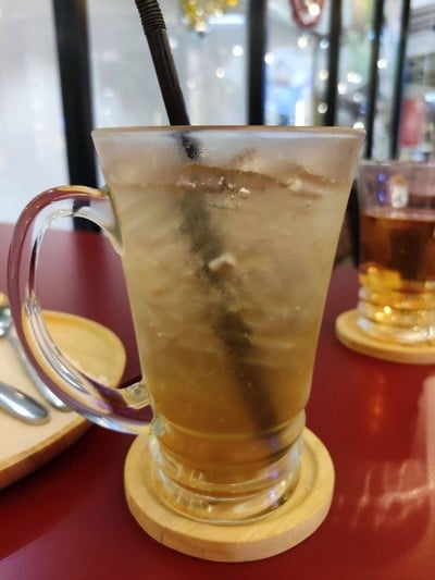 แอปเปิ้ลไซเดอร์โซดามิกซ์น้ำแอปเปิ้ลเขียว