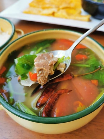 ข้าวต้มแซ่บเนื้อตุ๋น