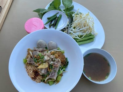 ก๋วยเตี๋ยว - แห้ง - หมู Pork HENG