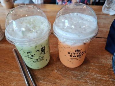 Matcha Latte & Thai Tea