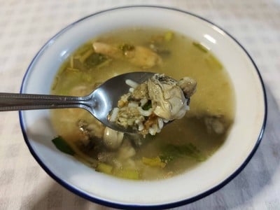 ข้าวต้ม-หอยนางรม