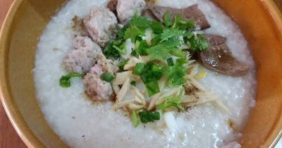 โจ๊กหมูใส่ตับไม่ใส่ไข่