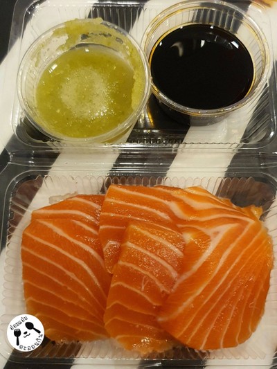 แซลมอน 5 ชิ้น 100 กรัม