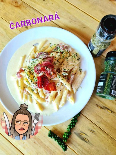 สปาเก็ตตี้คาโบนาร่าแฮม