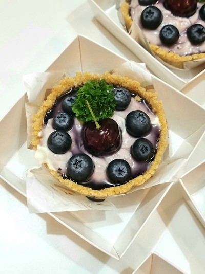 บลูเบอรี่ชีสพาย