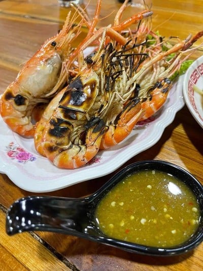 กุ้งเผา