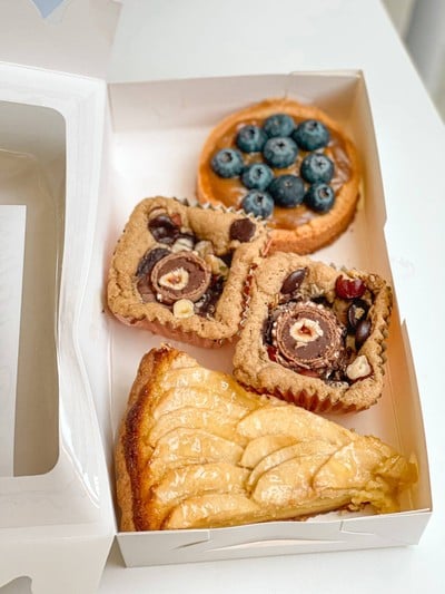 Bluberry Caramel Tart