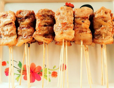 หมูปิ้งนมสด