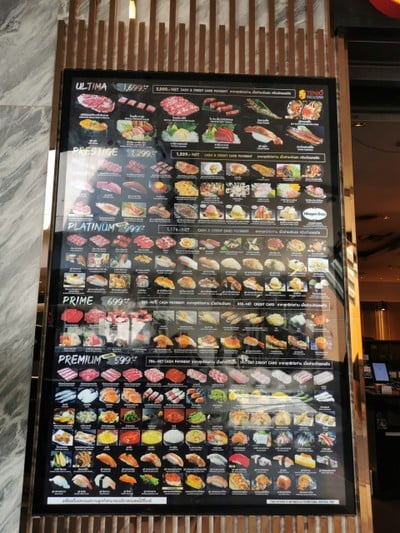 ป้ายราคาหรือสมุดเมนู