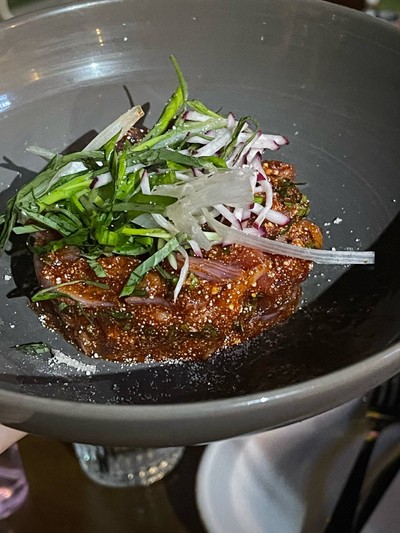 พล่าทูน่าส้มจี๊ด