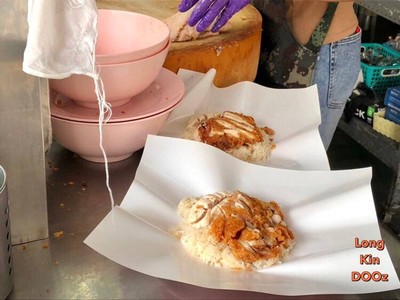 ข้าวมันไก่ต้ม-ทอด