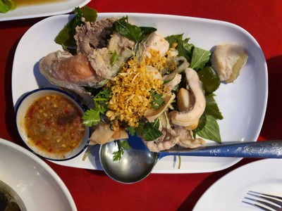 ปลากดคังลวกจิ้ม