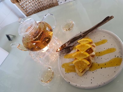 ครอฟเฟิลยูซุ + ชามาโคโปโล