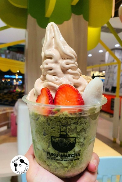 วาราบิโมจิมัทฉะบิงซูพาเฟ่ต์