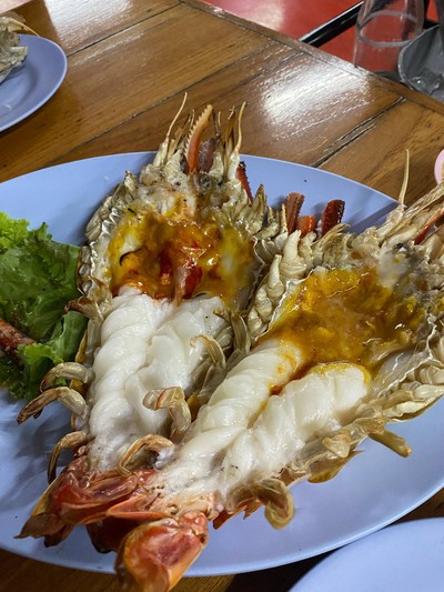 กุ้งใหญ่เผา