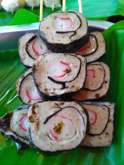 Crab Stick Wrapped In Seaweed