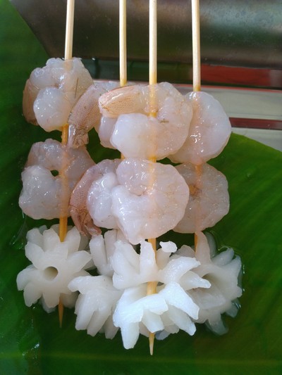 กุ้งเเก้ว@ปลาหมึก