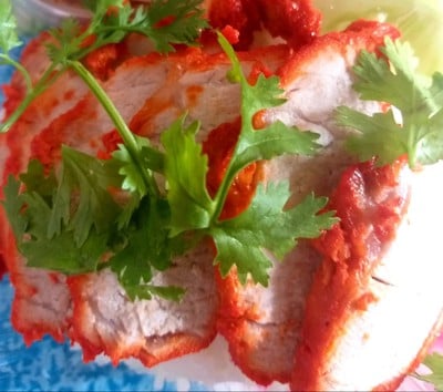 เมนูของร้าน เอื้องคำข้าวมันไก่