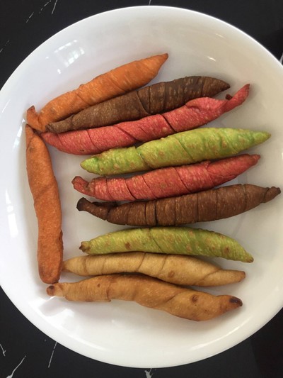 ขนมไส้กล้วยตากนุ่มๆ 5รสชาติใหม่ รสดั้งเดิม รสชาไทย รสใบเตย รสสตรอเบอร์มิลค์ รสช็