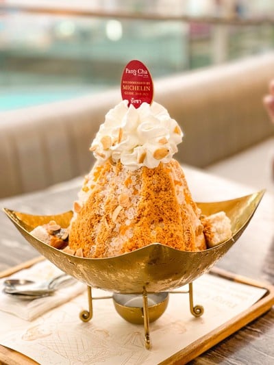 เมนูของร้าน Pang Cha เอ็มสเฟียร์