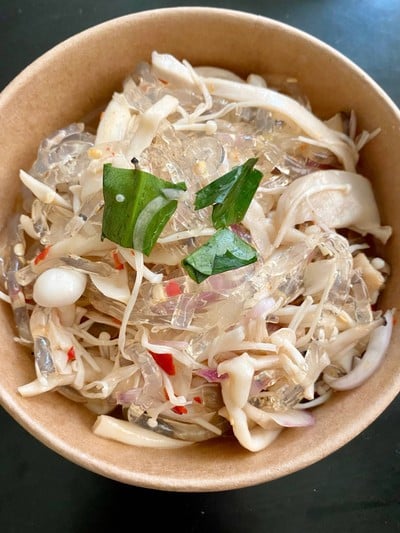 ยำเส้นแก้วผักฉ่ำ