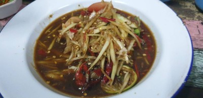 ตำปลาร้า