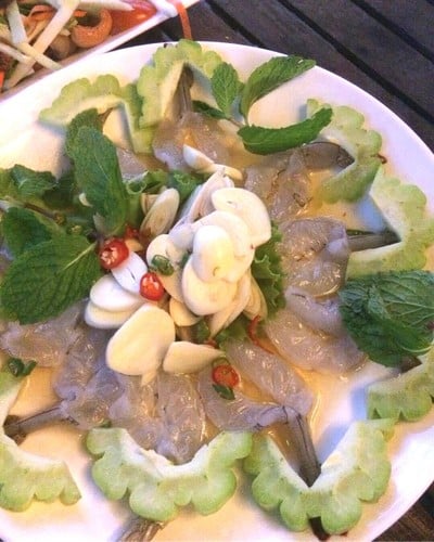 กุ้งแช่น้ำปลา