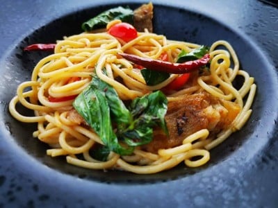 เมนูของร้าน RIVA Floating Cafe ปานเทวี ริเวอร์ไซด์ รีสอร์ท แอนด์ สปา