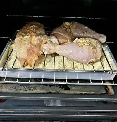 วิธีทำ ไก่อบชานอ้อย น้ำจิ้มน้ำตาลเคี่ยวงาขาว