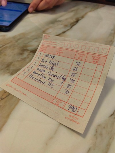 ป้ายราคาหรือสมุดเมนู