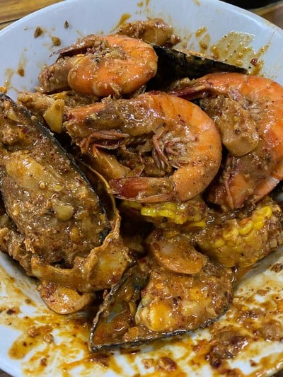 กุ้งจุกจุก รสชาติเข้มข้น อร่อยยยยย