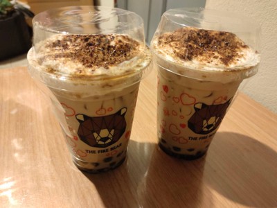 ชานมหมีพ่นไฟ คู่รัก